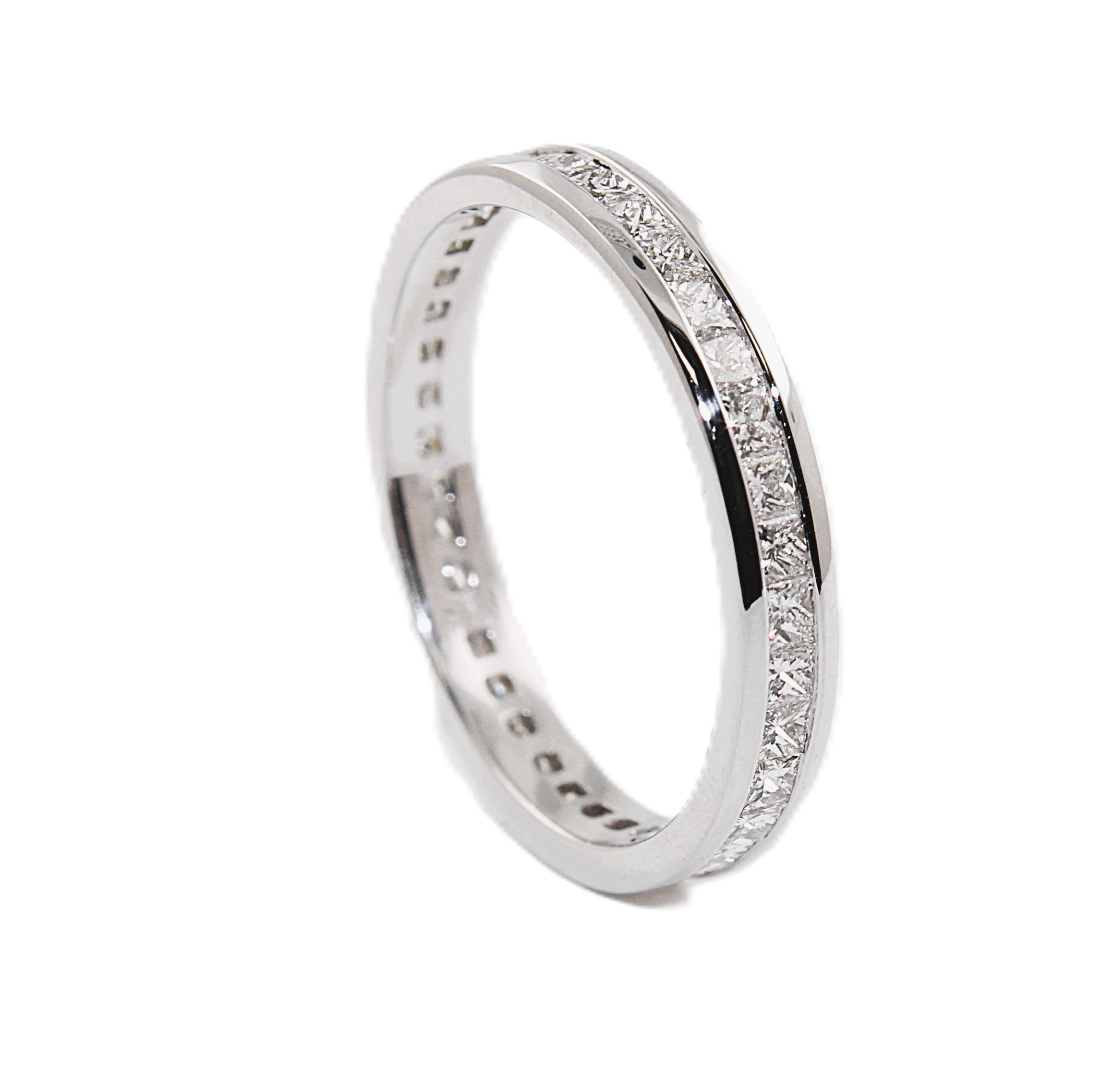 Princess Cut Channel Set Diamond Eternity Band